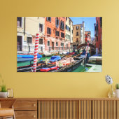 Traditionelle Gondel in Venedig Leinwanddruck (Insitu (Wohnzimmer))