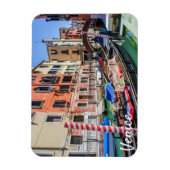 Traditionelle Gondel in Venedig Magnet (Vertikal)