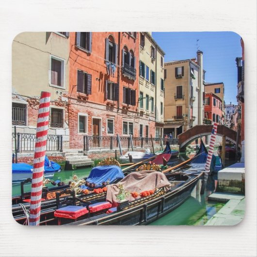 Traditionelle Gondel in Venedig Mousepad (Vorne)