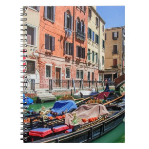 Traditionelle Gondel in Venedig Notizblock
