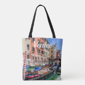 Traditionelle Gondel in Venedig Tasche (Rückseite)