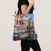 Traditionelle Gondel in Venedig Tasche (Von Nahem)