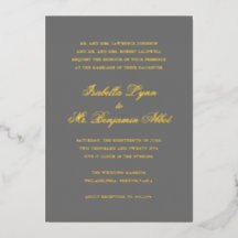 Traditionelle graue formelle elegante Hochzeit