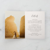 Traditionelle graue Hochzeit Einladung (Innenseite)