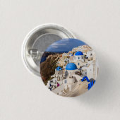 Traditionelle griechische Häuser Button (Vorne & Hinten)