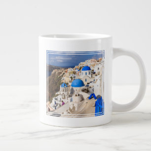 Traditionelle griechische Häuser Jumbo-Tasse