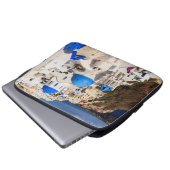 Traditionelle griechische Häuser Laptopschutzhülle (Vorne Knopf)
