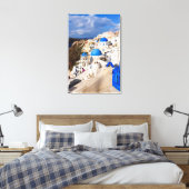 Traditionelle griechische Häuser Leinwanddruck (Insitu (Schlafzimmer))
