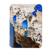 Traditionelle griechische Häuser Magnet (Vertikal)