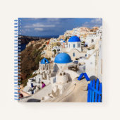 Traditionelle griechische Häuser Notizblock (Vorderseite)