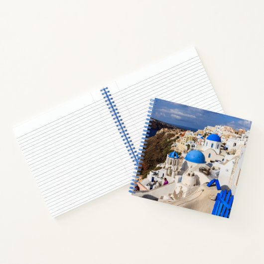 Traditionelle griechische Häuser Notizblock (Innenseite)