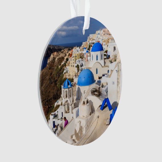 Traditionelle griechische Häuser Ornament (Vorderseite)