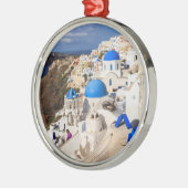 Traditionelle griechische Häuser Ornament Aus Metall (Links)