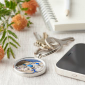 Traditionelle griechische Häuser Schlüsselanhänger (Seite)