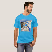 Traditionelle griechische Häuser T-Shirt (Vorne ganz)