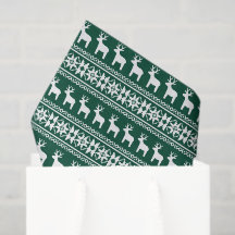 Traditionelle grüne Weihnachtsschneeflocke