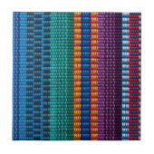 Traditionelle Guatemala-Gewebewebart Fliese (Vorderseite)