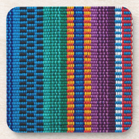 Traditionelle Guatemala-Gewebewebart Untersetzer (Vorderseite)