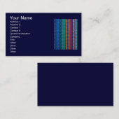 Traditionelle Guatemala-Gewebewebart Visitenkarte (Vorne/Hinten)