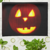 TRADITIONELLE HALLOWEWEITE PUMPKIN-Handtuch Küchentuch (Gefaltet)