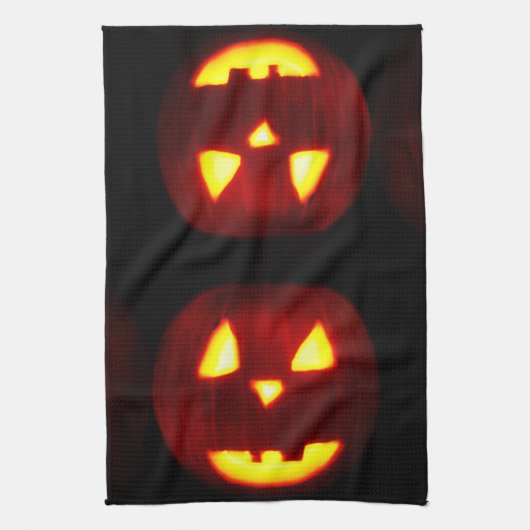 TRADITIONELLE HALLOWEWEITE PUMPKIN-Handtuch Küchentuch (Vertikal)