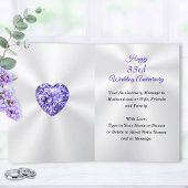 Traditionelle Happy 33. Wedding Anniversary Card Karte