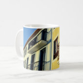 Traditionelle Häuser: Angra do Heroismo, Azoren Kaffeetasse (Vorderseite Links)