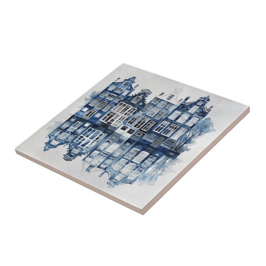 Traditionelle Häuser im Stil von Blau und Weiß Del Fliese (Seite)