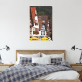 Traditionelle Häuser in Deutschland Leinwanddruck (Insitu (Schlafzimmer))
