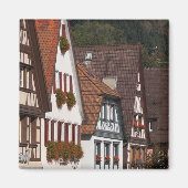 Traditionelle Häuser in Deutschland Magnet (Vorne)