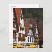 Traditionelle Häuser in Deutschland Postkarte (Vorne/Hinten)