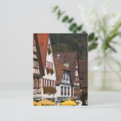 Traditionelle Häuser in Deutschland Postkarte (Stehend Vorderseite)
