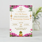 Traditionelle Hauswärmekarte Einladung (Stehend Vorderseite)