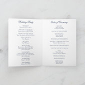 Traditionelle Hochzeit der Navy Programm (Innenseite)