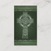 Traditionelle Hochzeit des irischen Keltischen Kre Begleitkarte (Rückseite)