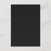 Traditionelle Hochzeit mit beiden Elternnamen auf Einladung (Rückseite)