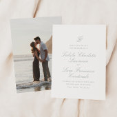 Traditionelle Hochzeit von elegantem Grün Save The Date