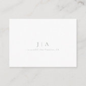 Traditionelle Hochzeitsempfehlung Begleitkarte (Rückseite)