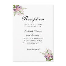 Traditionelle Hochzeitsempfehlung mit rosa grüner 