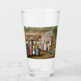 Traditionelle Hochzeitsprozession (Vintage Kunst) Glas