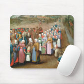 Traditionelle Hochzeitsprozession (Vintage Kunst) Mousepad (Mit Mouse)