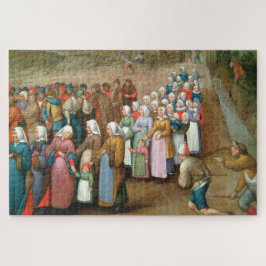 Traditionelle Hochzeitsprozession (Vintage Kunst) Puzzle