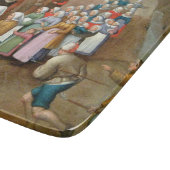 Traditionelle Hochzeitsprozession (Vintage Kunst) Schneidebrett (Ecke)