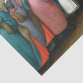 Traditionelle Hochzeitsprozession (Vintage Kunst) Seidenpapier (Detail)