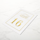 Traditionelle Hochzeitsszenarien mit Gold Foil Bor Folieneinladung (Gedreht)