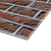 Traditionelle holländische Rote Brickwork-Pointing Schneidebrett (Ecke)