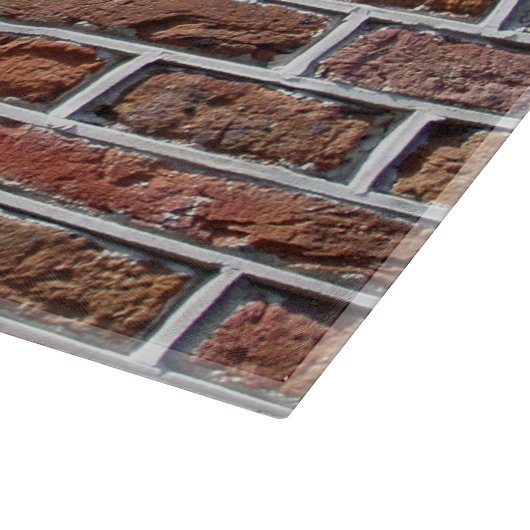 Traditionelle holländische Rote Brickwork-Pointing Schneidebrett (Ecke)