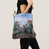 Traditionelle Holzhäuser in Marken Tasche (Von Nahem)