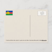 Traditionelle Hütte, Insel Lifou, Neukaledonien Postkarte (Rückseite)