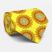 Traditionelle indische Art Mandana Krawatte (Gerollt)